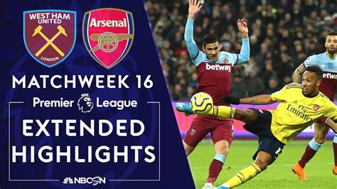 arsenal vs west ham highlights today